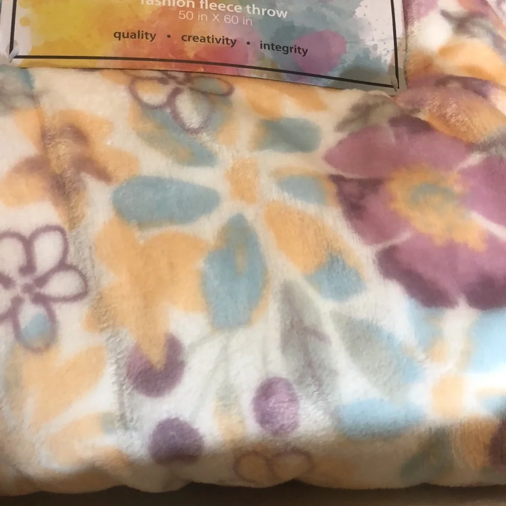 Deborah Connolly kid’s collection- fashion fleece throw .50in X 6o in .
